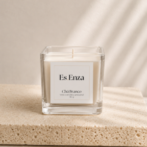 Vela aromatica 90g quadrada